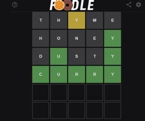 Foodle game - 